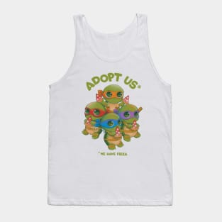 Adopt us! We have pizza! Tank Top